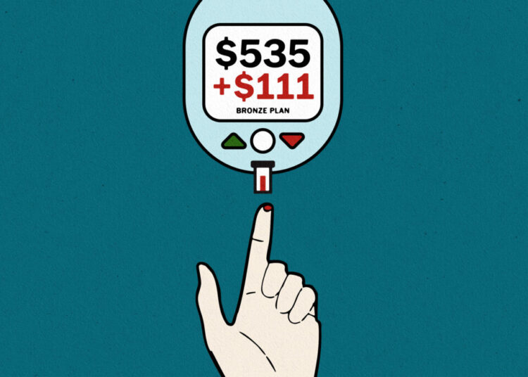 His deductible is $4,000. To control his diabetes, he’s had to cut corners.