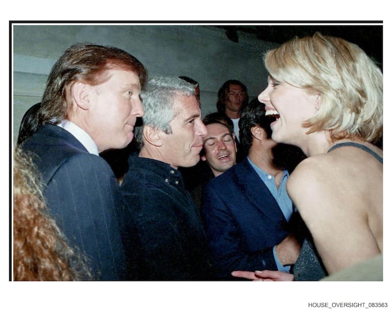 Donald Trump and Jeffrey Epstein