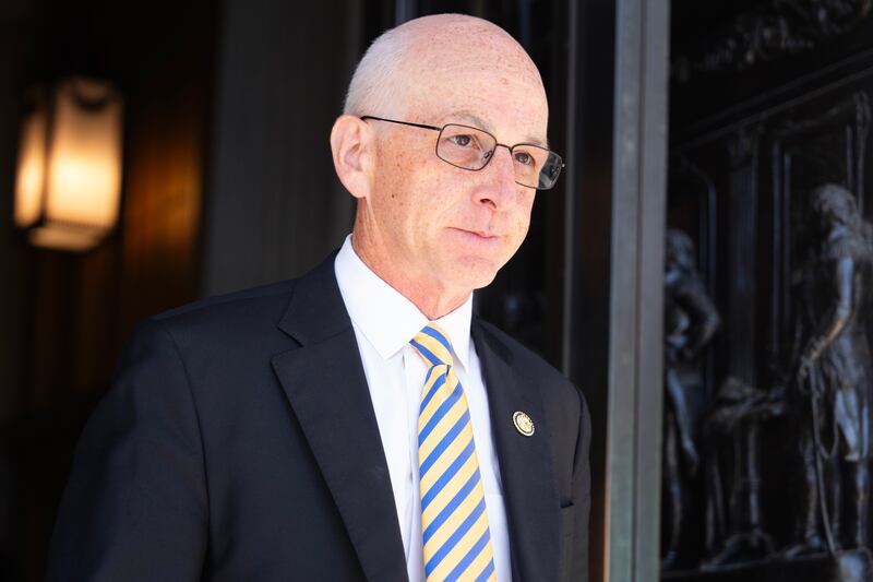 Rep. Adam Smith, D-Wash., leaves the U.S. Capitol after the last votes of the week on Thursday, September 4, 2025.