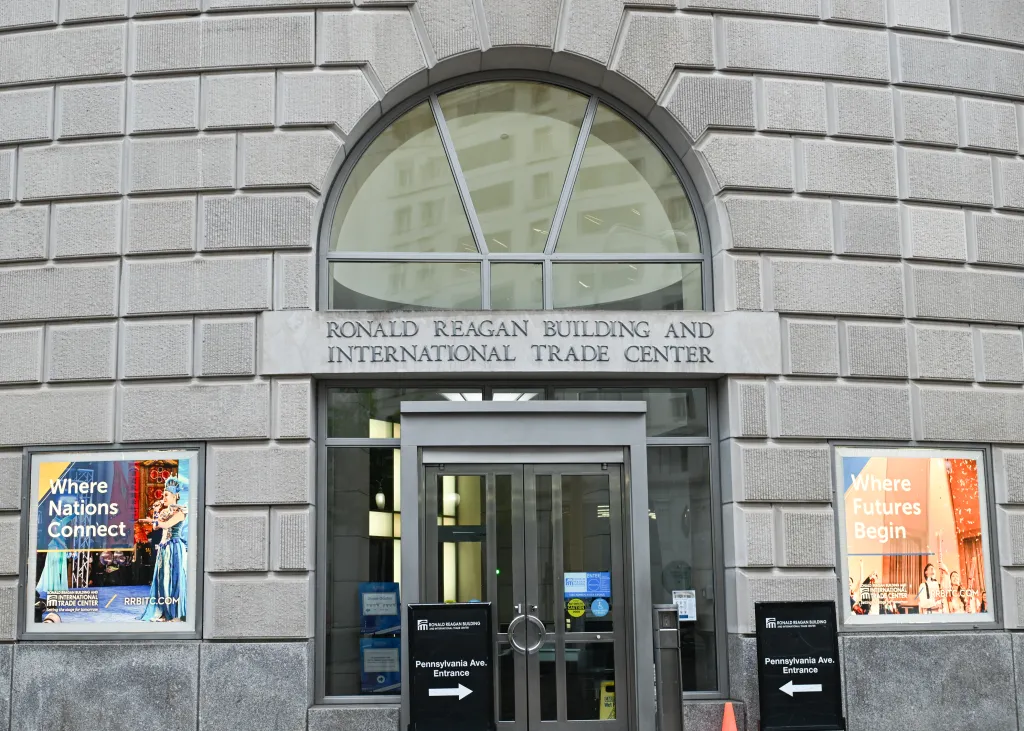The FBI will relocate most headquarters staff to the existing Ronald Reagan Building and International Trade Center in Washington, DC.
