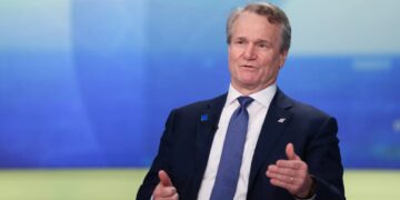 Bank of America’s Moynihan says AI’s economic benefit is ‘kicking in more’