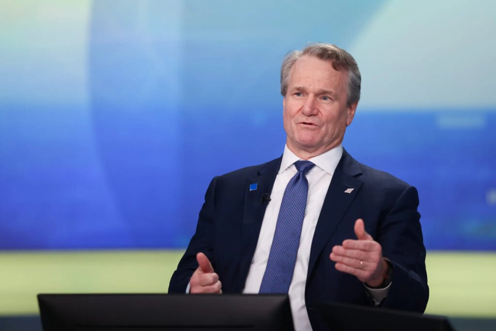 Bank of America’s Moynihan says AI’s economic benefit is ‘kicking in more’