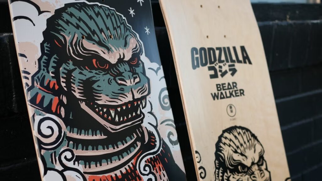 Godzilla Hits the Half-Pipe With Bear Walker Skateboard Collab | Exclusive