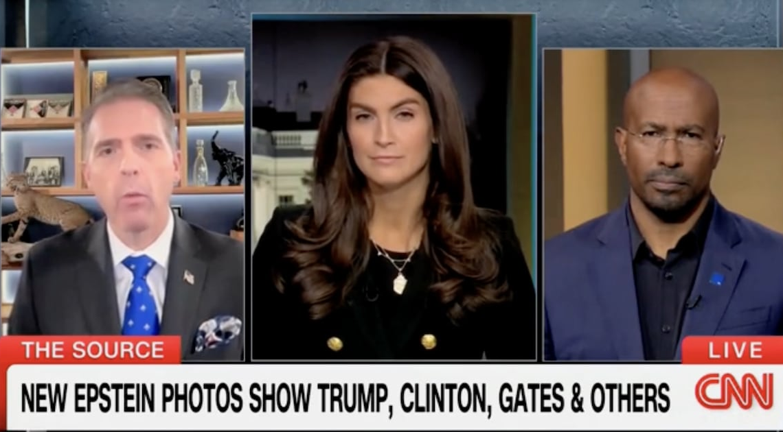 CNN Host Corners Jennings on Wild Spin of Epstein Photo Dump
