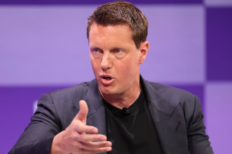 Paramount Skydance CEO David Ellison speaks during the Bloomberg Screentime conference in Los Angeles on October 9, 2025. (Photo by Patrick T. Fallon / AFP) (Photo by PATRICK T. FALLON/AFP via Getty Images)