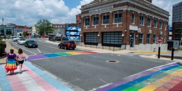 A Maryland mayor removes rainbow crosswalks, citing neutrality concerns