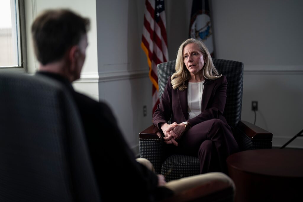 Soon to lead Virginia, Spanberger talks Trump, economy, hard choices