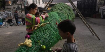 Gaza’s Christians, battered by war, celebrate first Christmas in 3 years