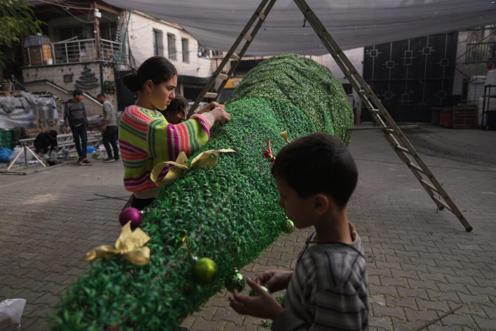 Gaza’s Christians, battered by war, celebrate first Christmas in 3 years