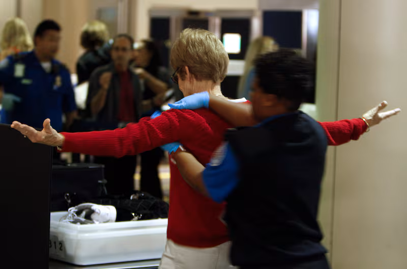 TSA pat down