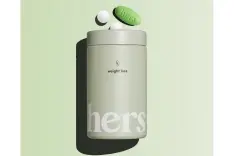 A bottle of weight loss pills from Hers