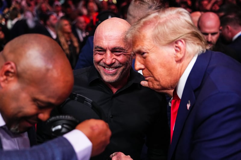 Joe Rogan and Donald Trump