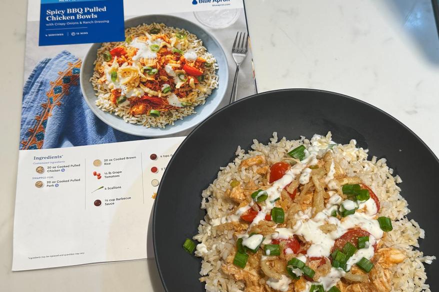 A plate of rice and vegetables