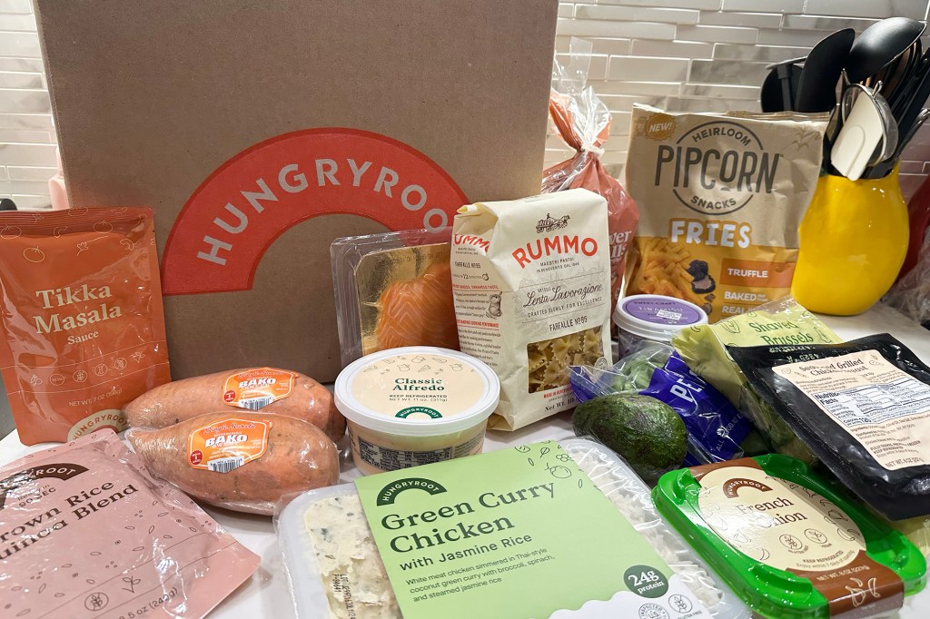 A box of food and groceries