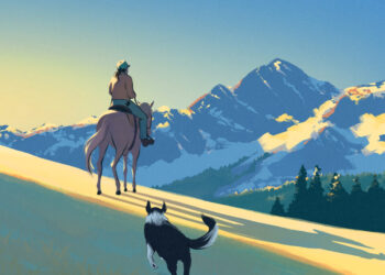 Where a sharp knife and savvy dog are more precious than cell service