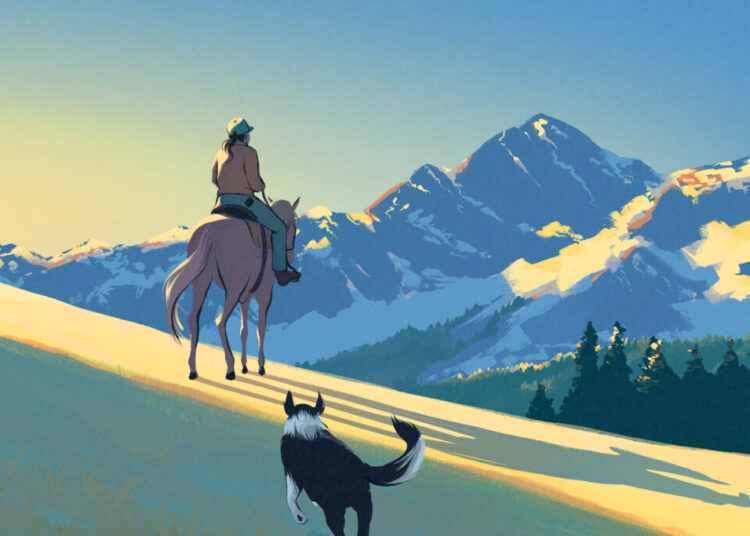 Where a sharp knife and savvy dog are more precious than cell service