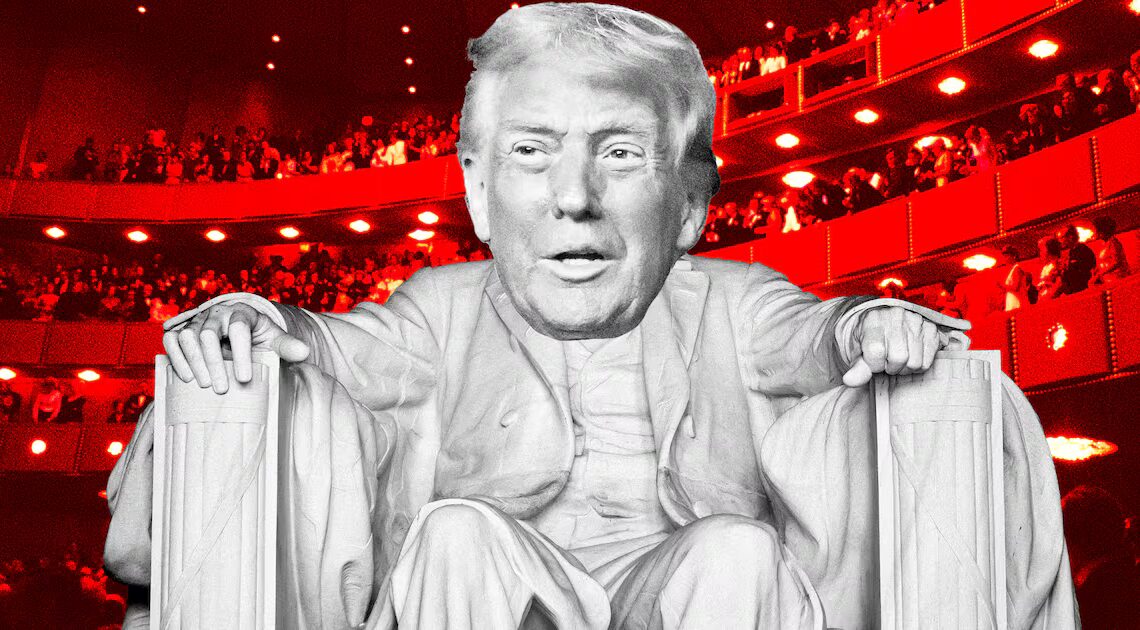 Trump Threatens Kennedy Center With a Tacky Marble Makeover