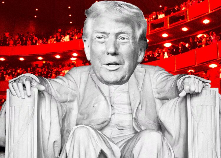 Trump Threatens Kennedy Center With a Tacky Marble Makeover