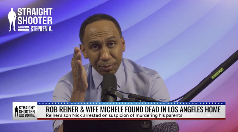 Stephen A. Smith addresses Donald Trump's Truth Social post.