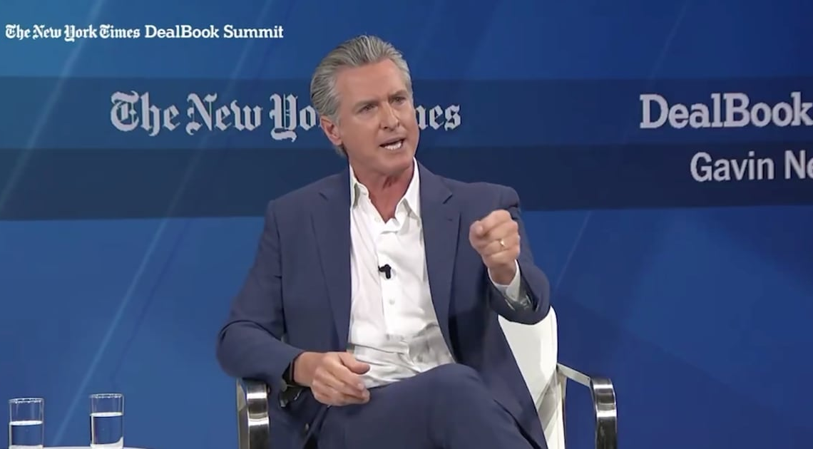 Newsom Roasts CEOs to Their Faces for Bending the Knee to Trump