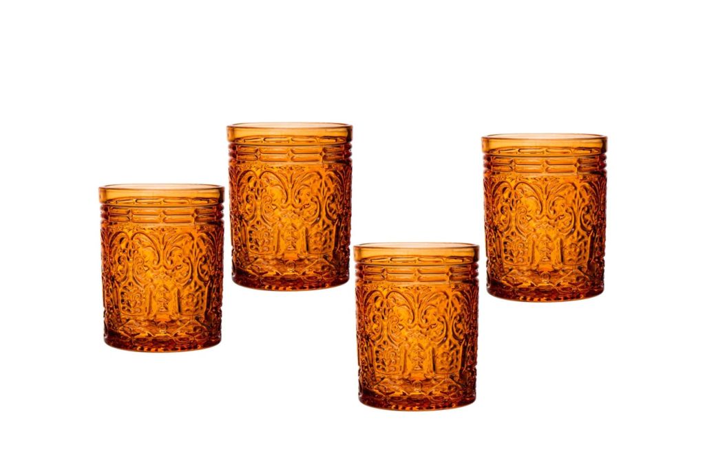 A set of four glasses