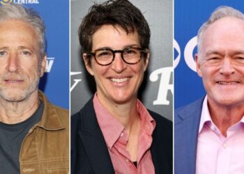 Jon Stewart, Rachel Maddow and Scott Pelley Named 2025 Walter Cronkite Awards Honorees