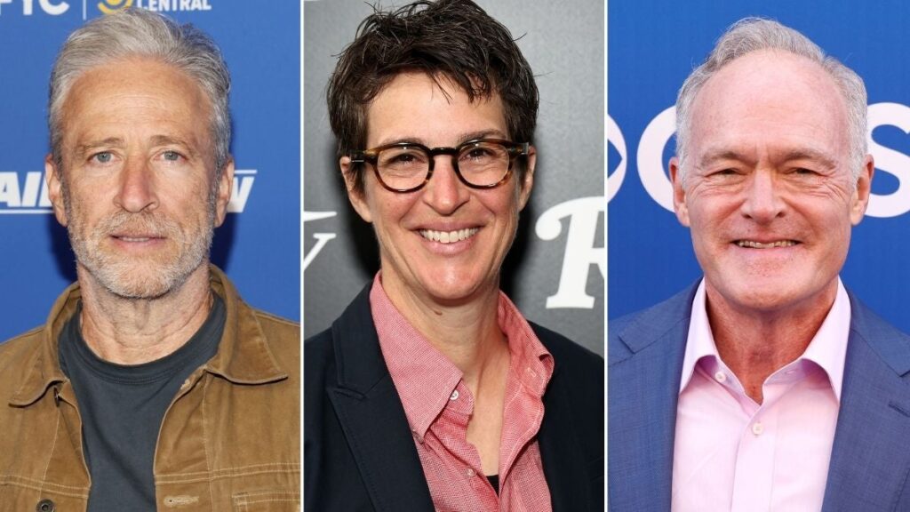 Jon Stewart, Rachel Maddow and Scott Pelley Named 2025 Walter Cronkite Awards Honorees