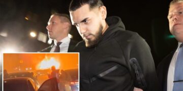 19-year-old arrested for role in shocking mob beating of couple at fiery NYC car meet-up