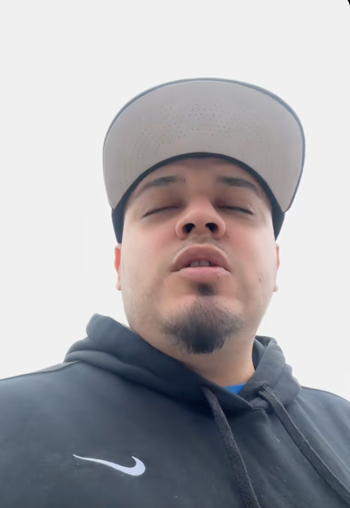 Kilmar Abrego Garcia filmed himself lip-syncing to a song in Spanish on TikTok.