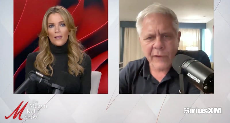 Megyn Kelly with guest Walter Kirn on The Megyn Kelly Show.