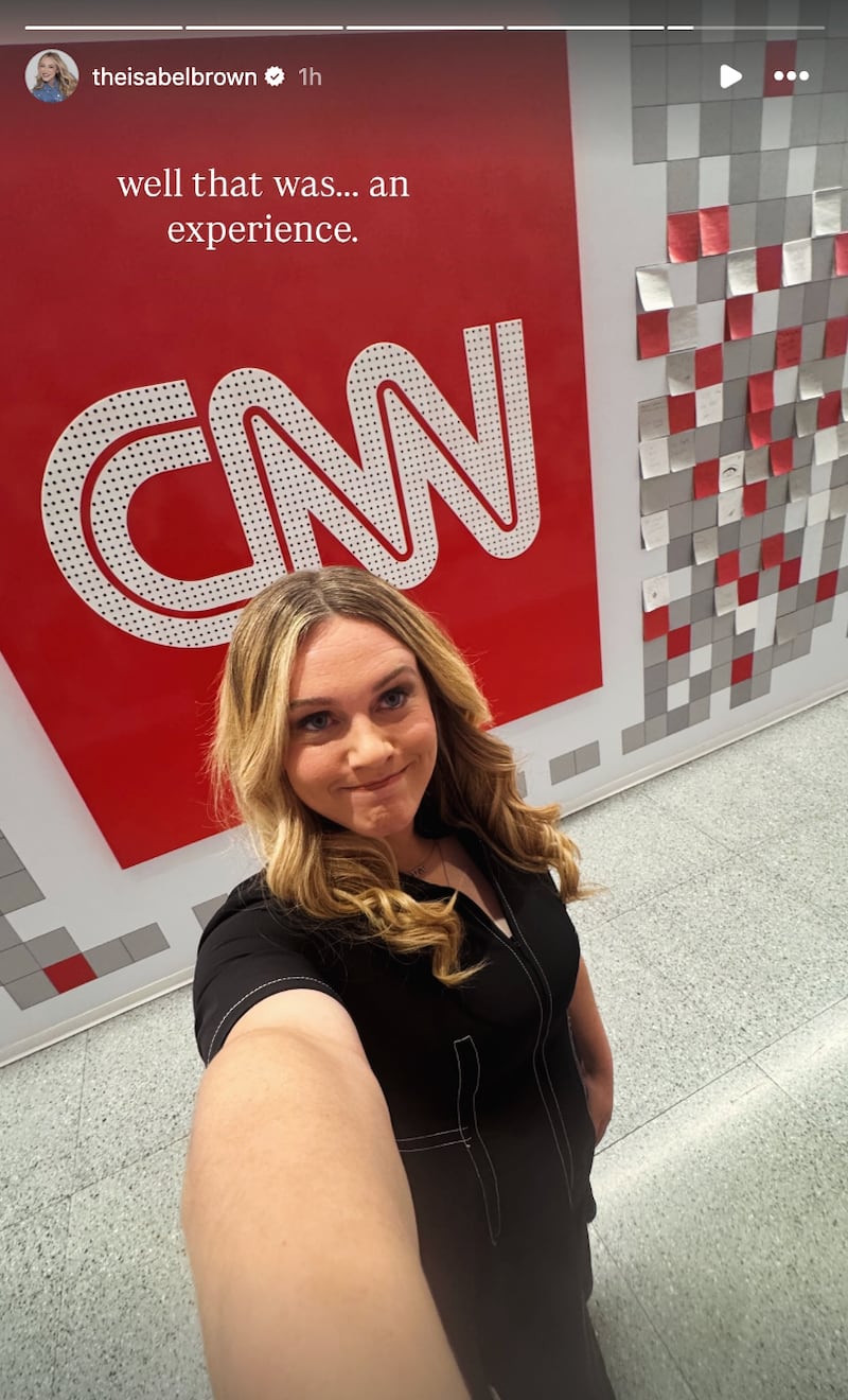 Isabel Brown Instagram story
