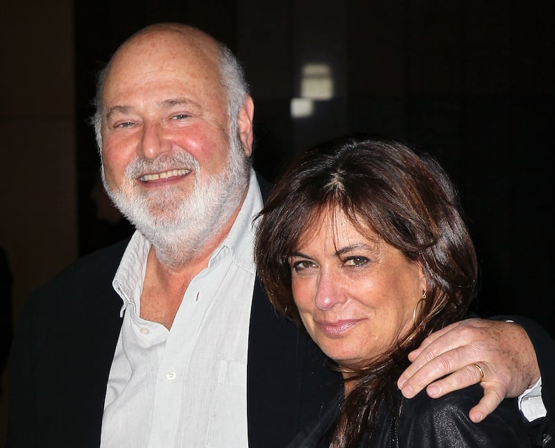 LOS ANGELES, CA - JUNE 20:  Director Rob Reiner (L) and wife Michele Singer attend the premiere of "The Magic of Belle Isle" at the Directors Guild of America on June 20, 2012 in Los Angeles, California.