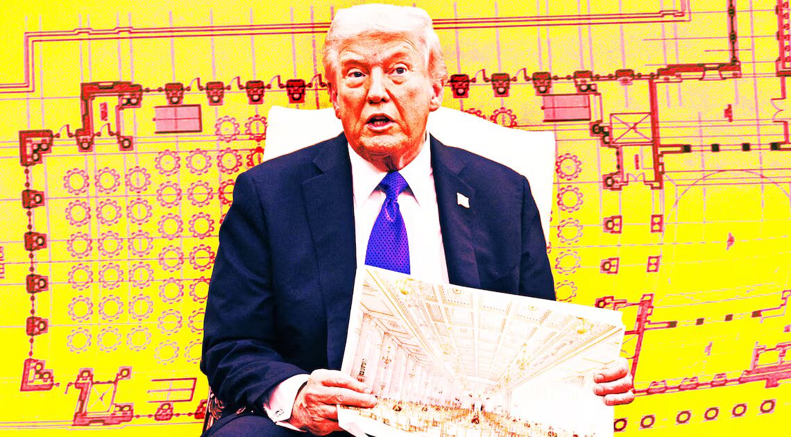 Trump Admits ‘Bulletproof’ Ballroom Much Bigger Than He Said