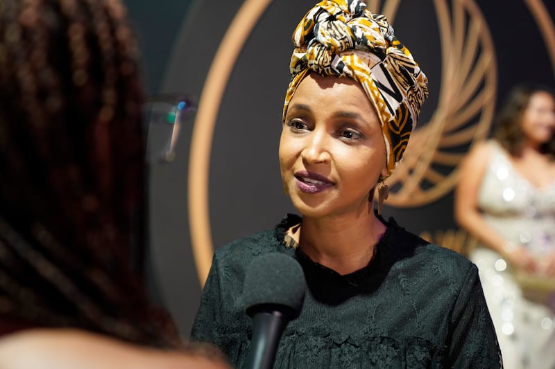 Ilhan Omar attends the Congressional Black Caucus Foundation annual Legislative Conference Phoenix Awards dinner at Walter E. Washington Convention Center on September 27, 2025 in Washington, DC.