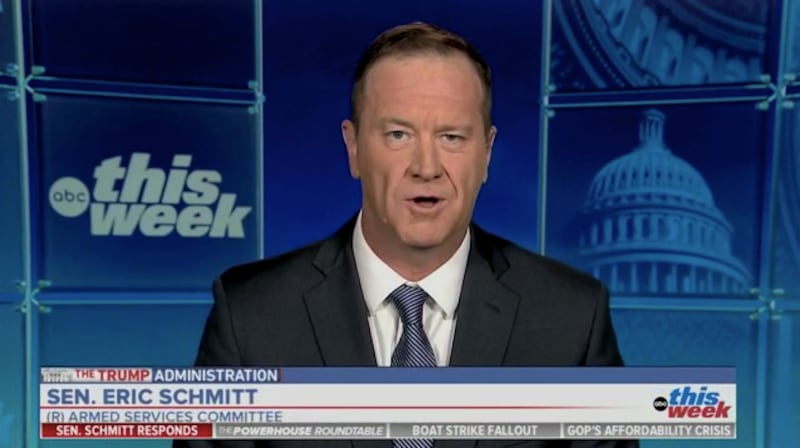 Eric Schmitt on This Week with George Stephanoloulos