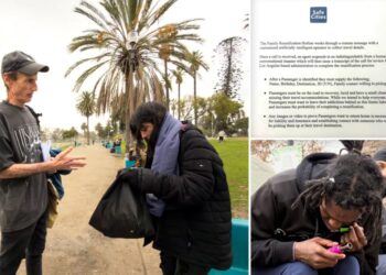 While LA torches $27 million at drug addict park, one man buys the homeless an exit one ticket at a time