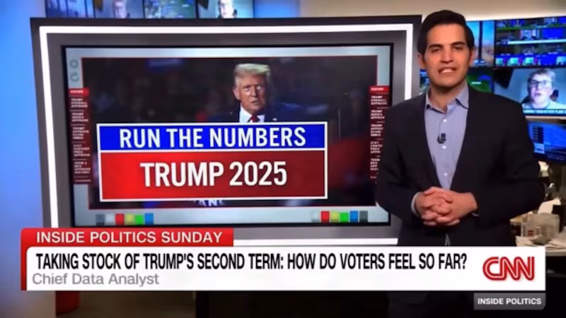 Enten goes over the numbers on CNN.