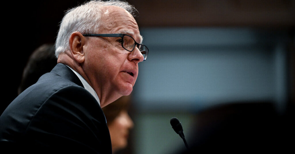 Tim Walz Calls Trump’s Tirade Against Somalis in Minnesota ‘Vile’