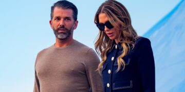 Don Jr. Reveals Engagement to New Girlfriend in Awkward Speech