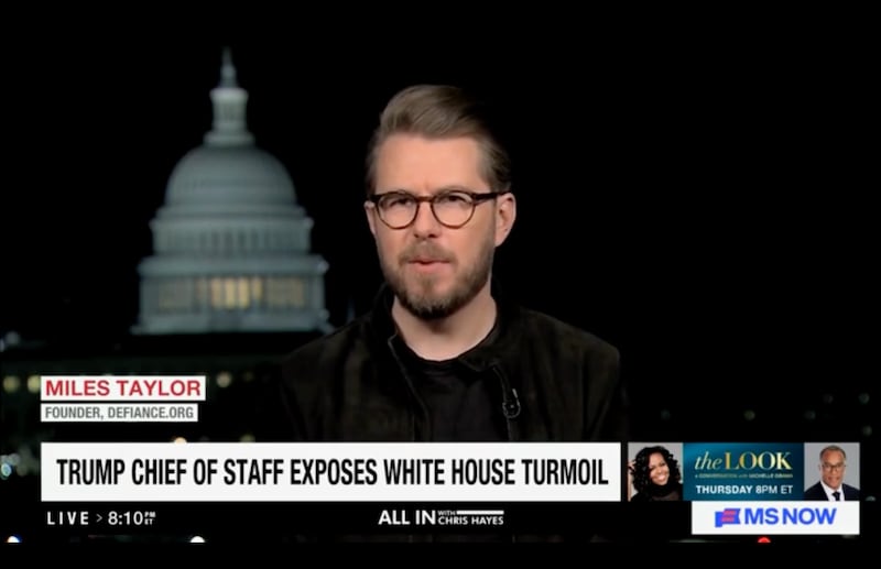 Miles Taylor  on MS Now