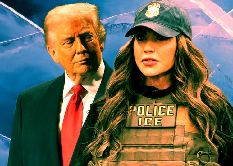 Kristi Noem Panics When Confronted About Being on ‘Very Thin Ice’ With Trump