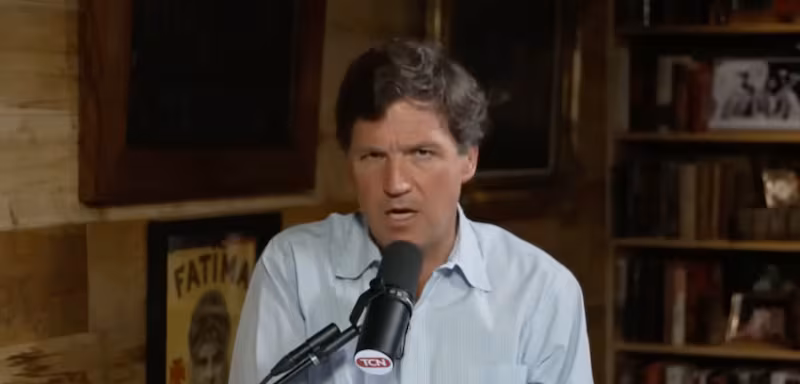 Tukcer Carlson on the Judging Freedom podcast.