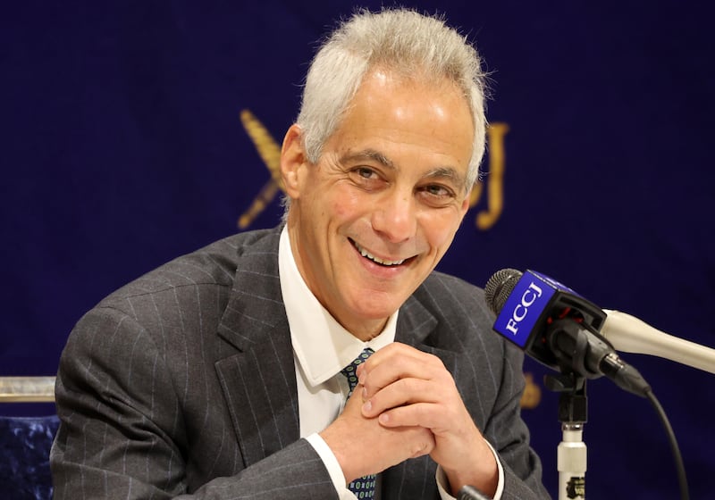 Rahm Emanuel served as former President Barack Obama's chief of staff.