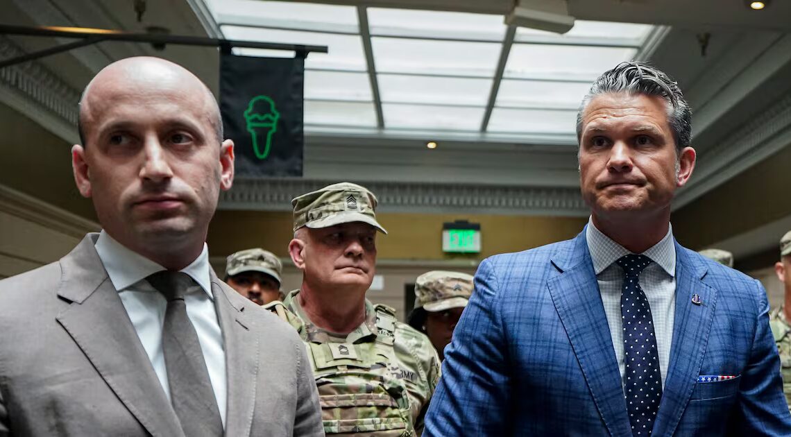 Pentagon Pete Says He Wouldn’t Let Stephen Miller Babysit His Kids