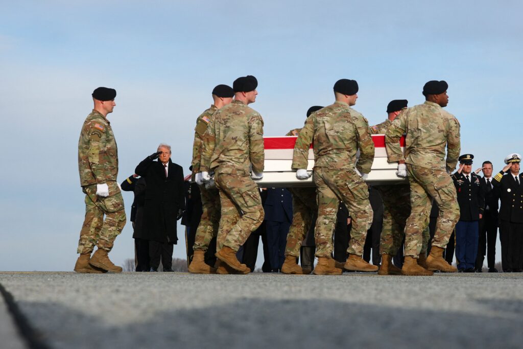 U.S. strikes dozens of sites in Syria in retaliation for troops’ deaths