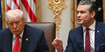 Pentagon Pete Sucks Up to Trump Before Army-Navy Game