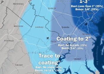 Some snow is likely early Sunday in the D.C. area. How much will fall?