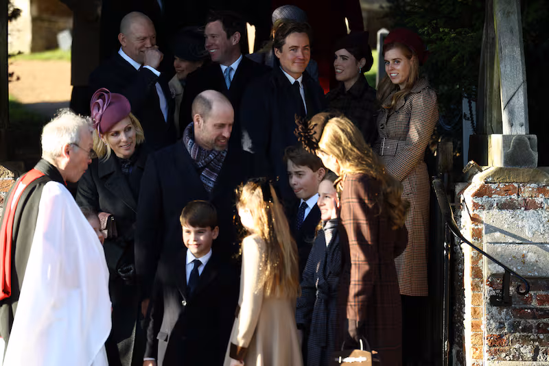 the royal family gathers