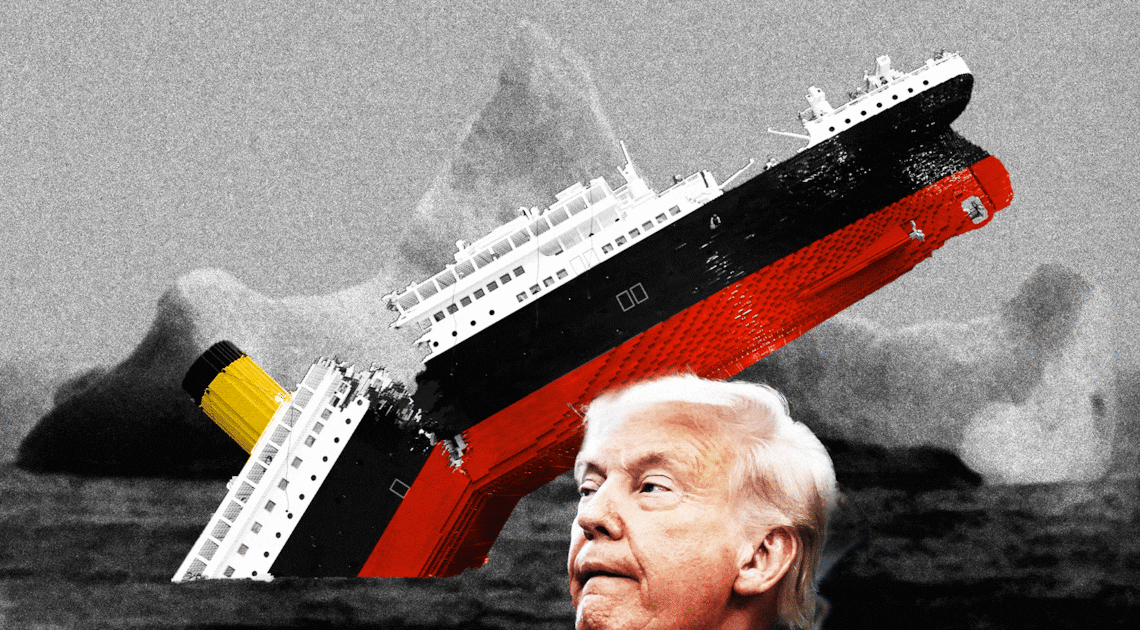 Top Dem Mocks Trump Goons For Still Manning ‘The Titanic’