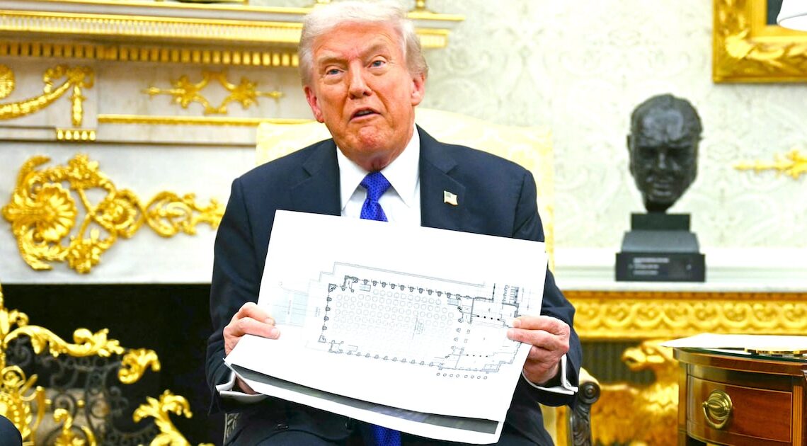 Trump Gives Bonkers Reason Ballroom Construction Must Go On